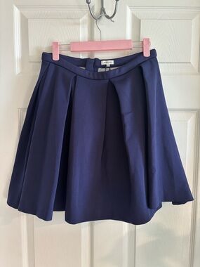 NWT MANOUSH Camille Skirt in Navy Blue Size 49/ 8 US